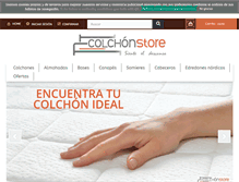 Tablet Screenshot of colchonstore.com